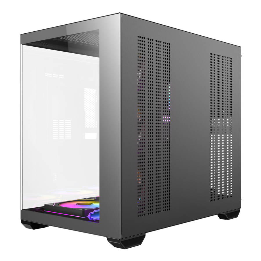 Antec - CX Mirror ARGB ATX Mid-Tower Gaming Chassis - Black - Antec - CX Mirror ARGB ATX Mid-Towe...