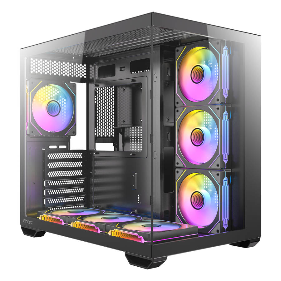 Antec - CX Mirror ARGB ATX Mid-Tower Gaming Chassis - Black - Antec - CX Mirror ARGB ATX Mid-Towe...