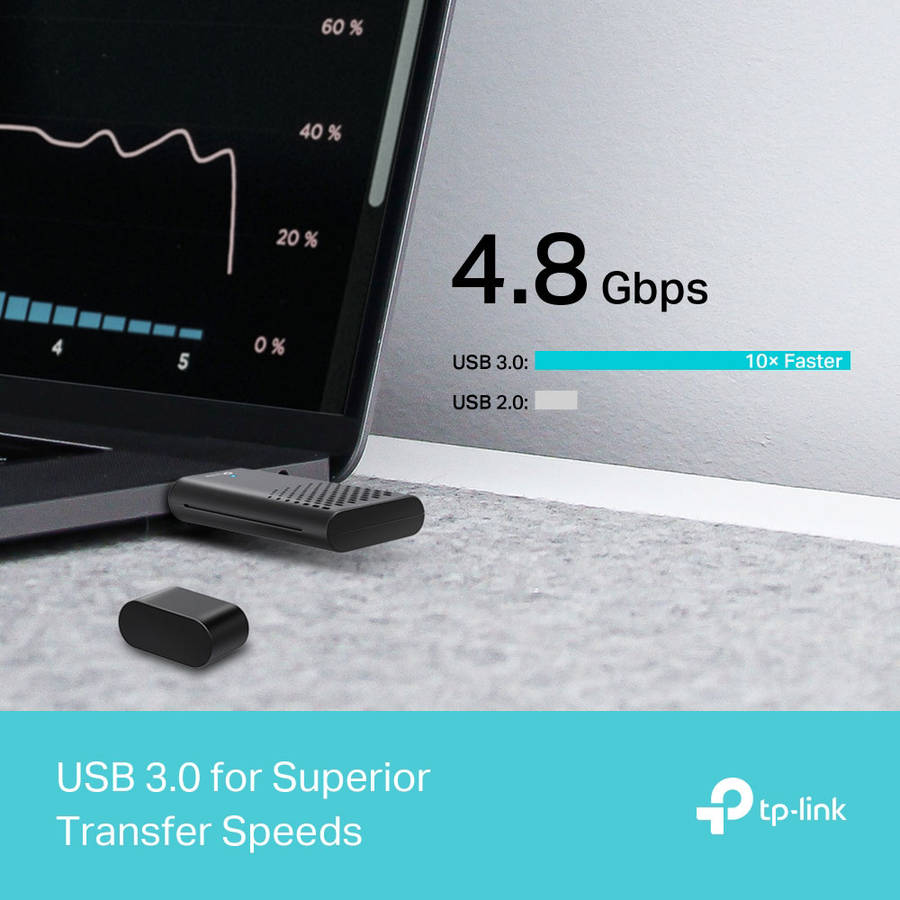 Tp-Link - Archer TX20U Dual Band Wi-Fi 6 Wireless USB Adapter - Tp-Link - Archer TX20U Dual Band ...