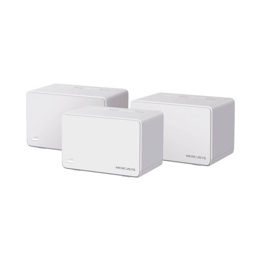 Tp-Link - Mercusys - Halo H80X(3-Pack) AX3000 WiFi 6 Mesh System - Tp-Link - Mercusys - Halo H80X...
