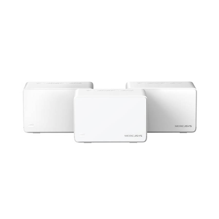 Tp-Link - Mercusys - Halo H80X(3-Pack) AX3000 WiFi 6 Mesh System - Tp-Link - Mercusys - Halo H80X...
