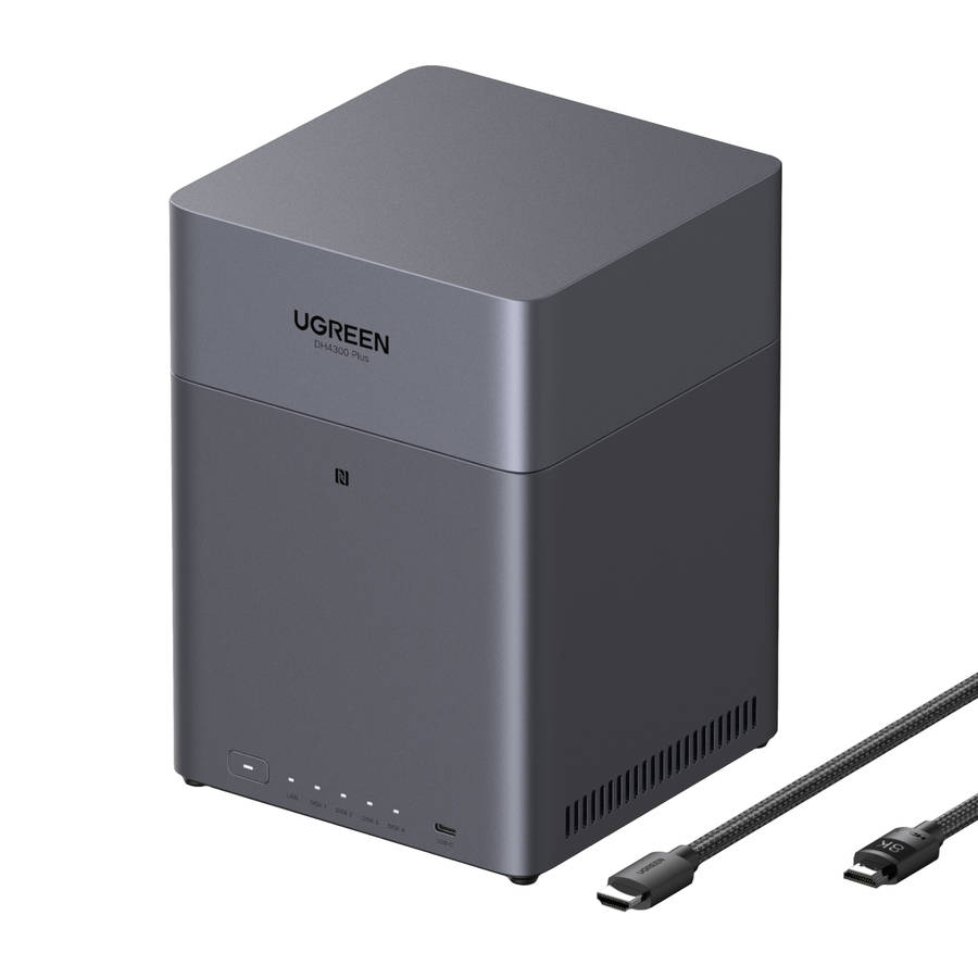 Ugreen - DH4300 Plus 4-Bay NAS Storage - Ugreen - DH4300 Plus 4-Bay NAS Storage