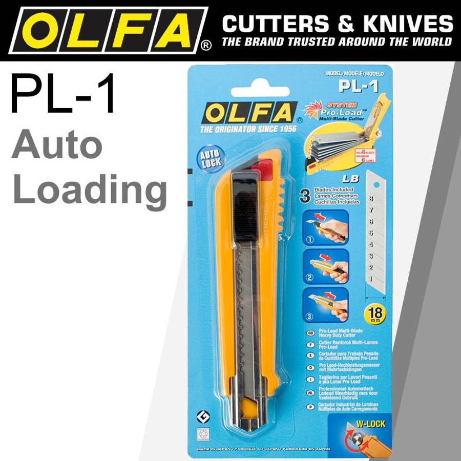 Olfa - Professional Pro Load Heavy Duty Cutter 18mm Blades Auto Re Load - Olfa - Professional Pro...