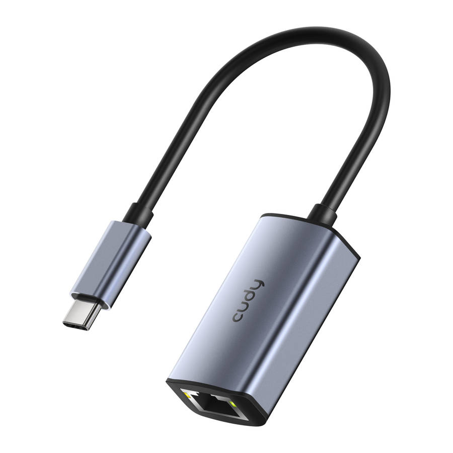 Cudy - UE10C USB Type-C to Gigabit Ethernet Adapter - Cudy - UE10C USB Type-C to Gigabit Ethernet...