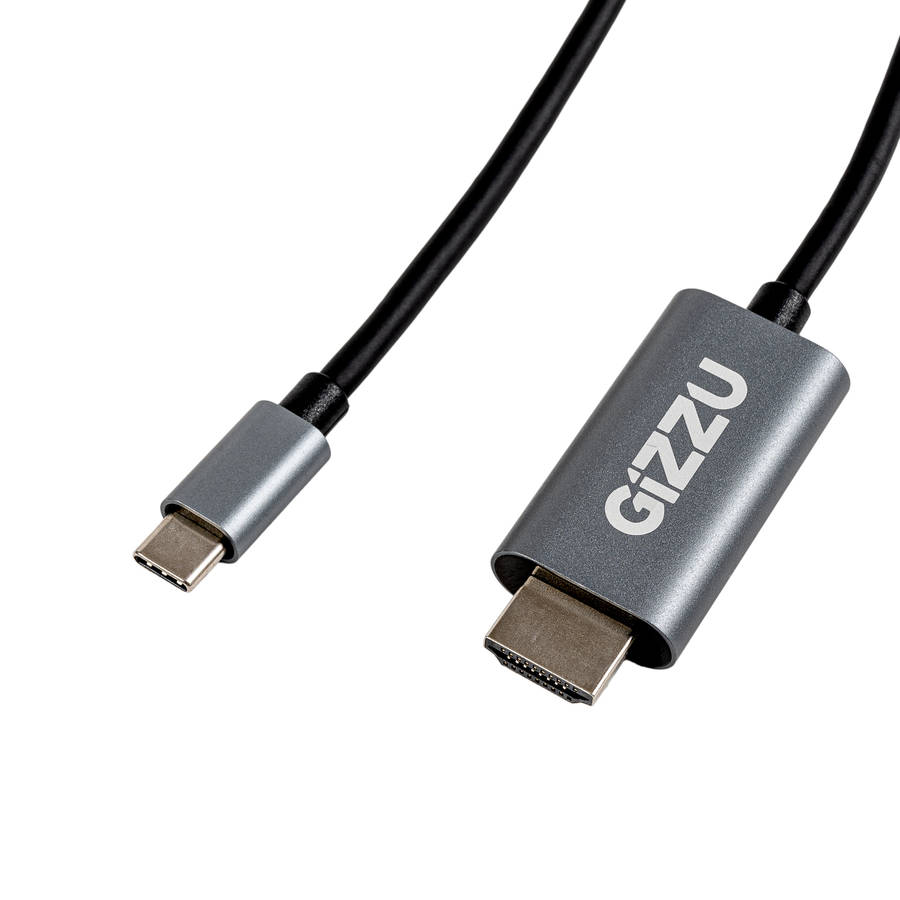 Gizzu - 4K60Hz Type-C to HDMI Cable 2m - Gizzu - 4K60Hz Type-C to HDMI Cable 2m