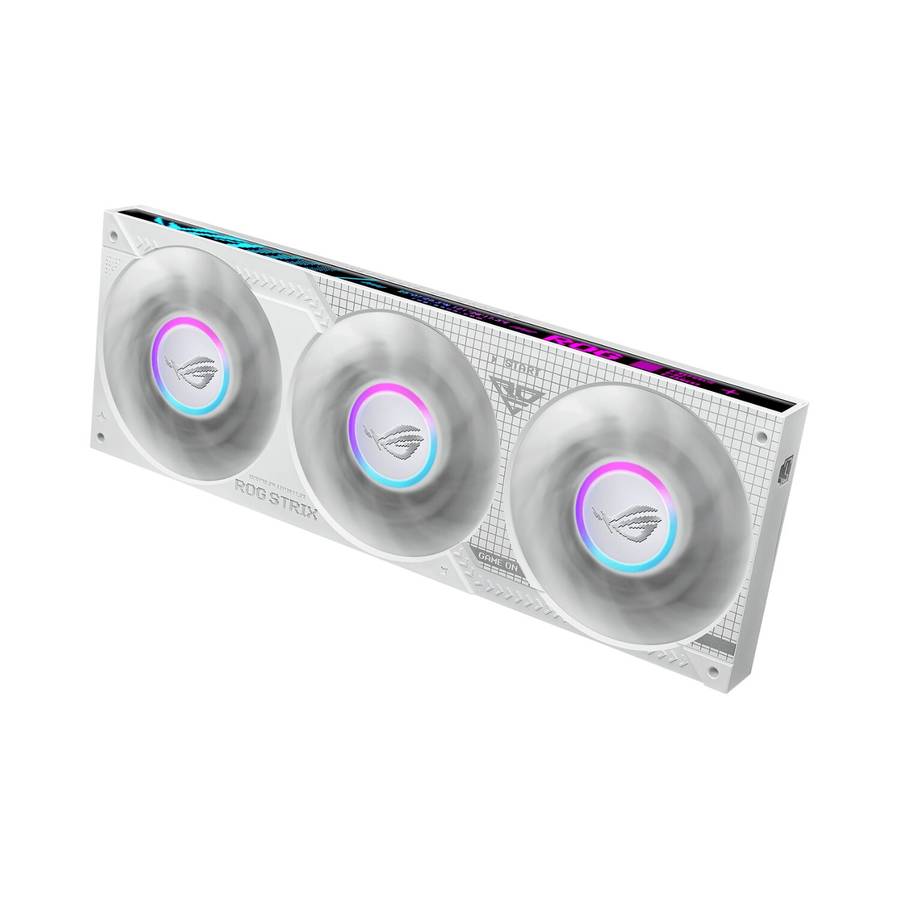 Asus - ROG Strix LC IV 360 ARGB LCD White Edition - Asus - ROG Strix LC IV 360 ARGB LCD White Edi...