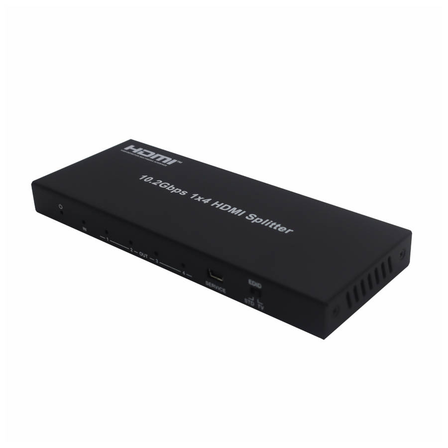 HDCVT - 1×4 HDMI 1.4 Splitter 4K with EDID Management - HDCVT - 1×4 HDMI 1.4 Splitter 4K with E...