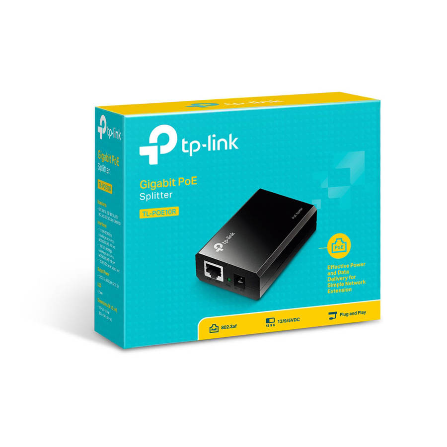 Tp-Link - TL-POE10R POE Splitter - Tp-Link - TL-POE10R POE Splitter