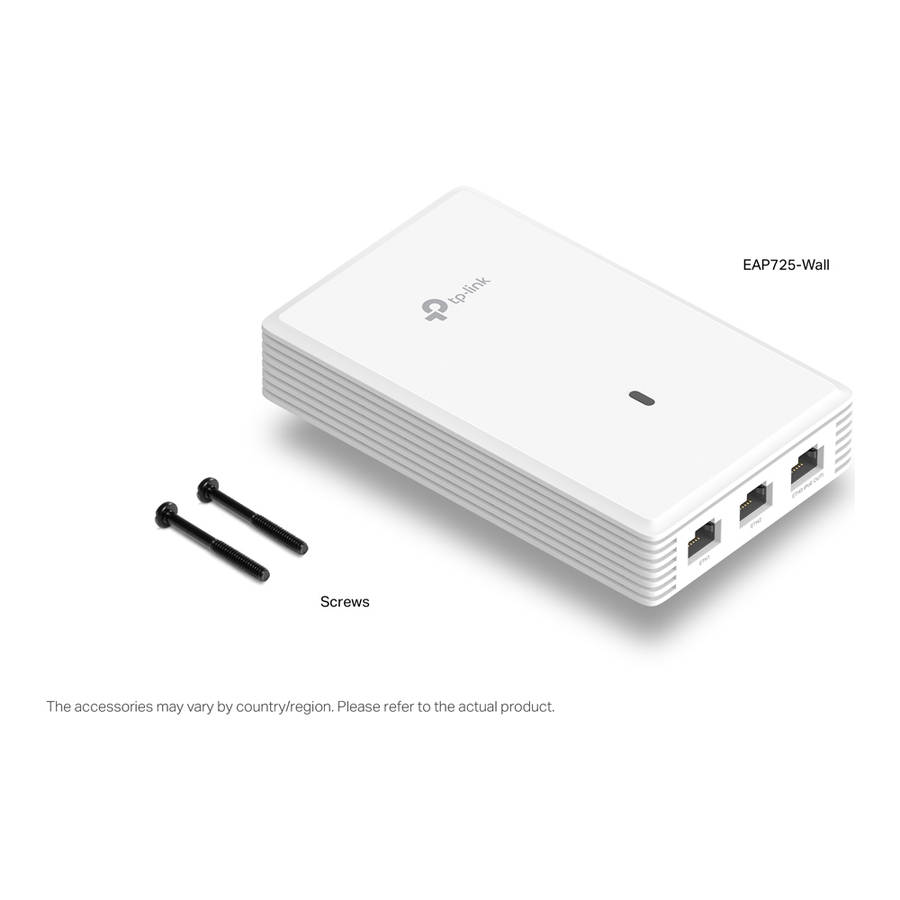 Tp-Link - Omada Eap725-Wall Be3600 Wi-Fi 7 Wall Plate Access Point - Tp-Link - Omada Eap725-Wall ...