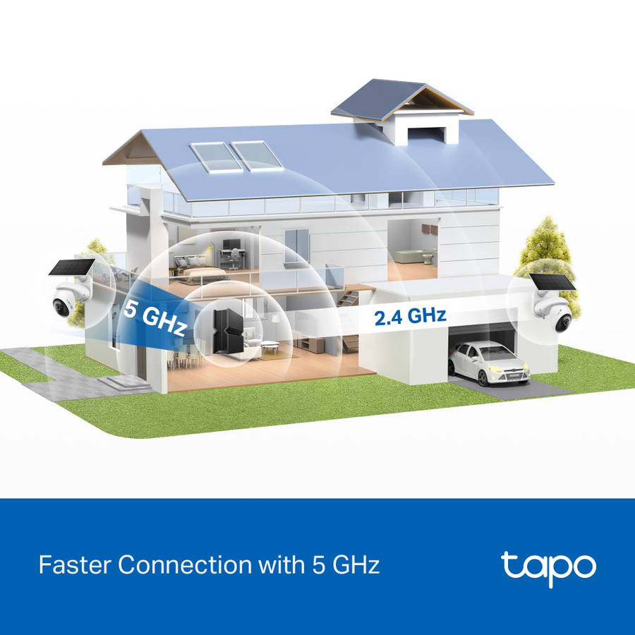 Tp-Link - Tapo C660 KIT 4K Solar-Powered Pan/Tilt Security Camera Kit - Tp-Link - Tapo C660 KIT 4...