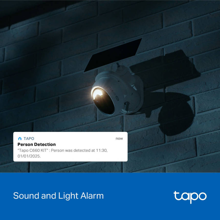 Tp-Link - Tapo C660 KIT 4K Solar-Powered Pan/Tilt Security Camera Kit - Tp-Link - Tapo C660 KIT 4...