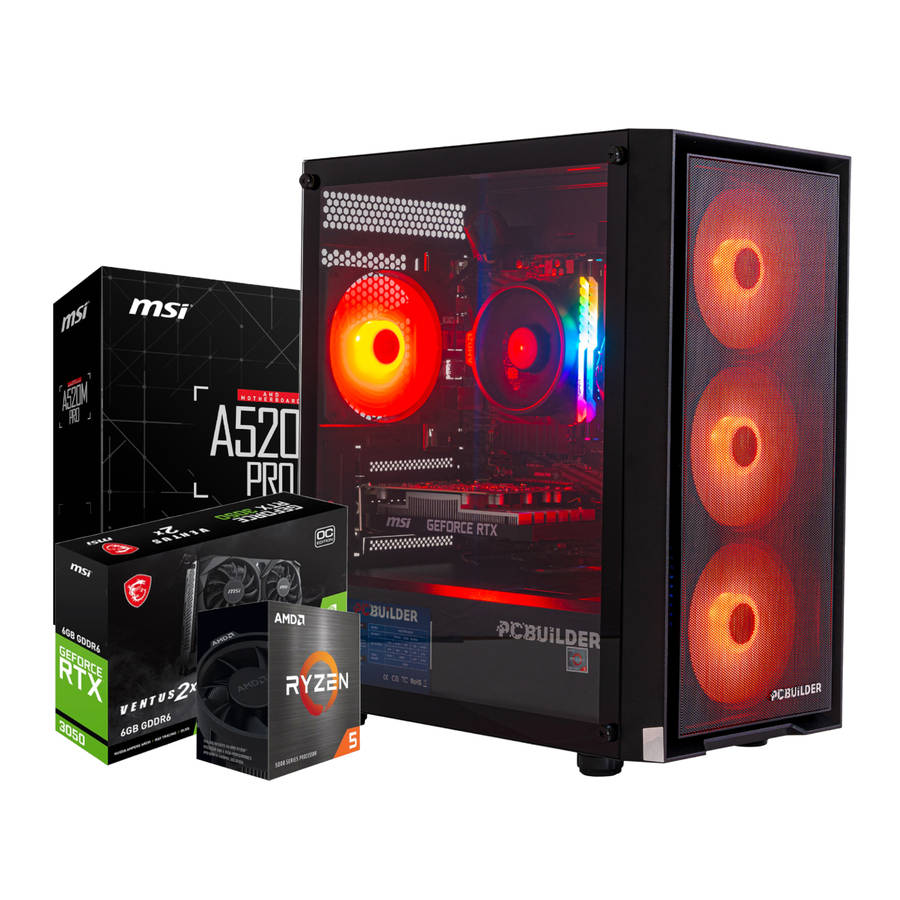 PCBuilder - Ryzen 5 5500 Scout Windows 11 Gaming PC - PCBuilder - Ryzen 5 5500 Scout Windows 11 G...