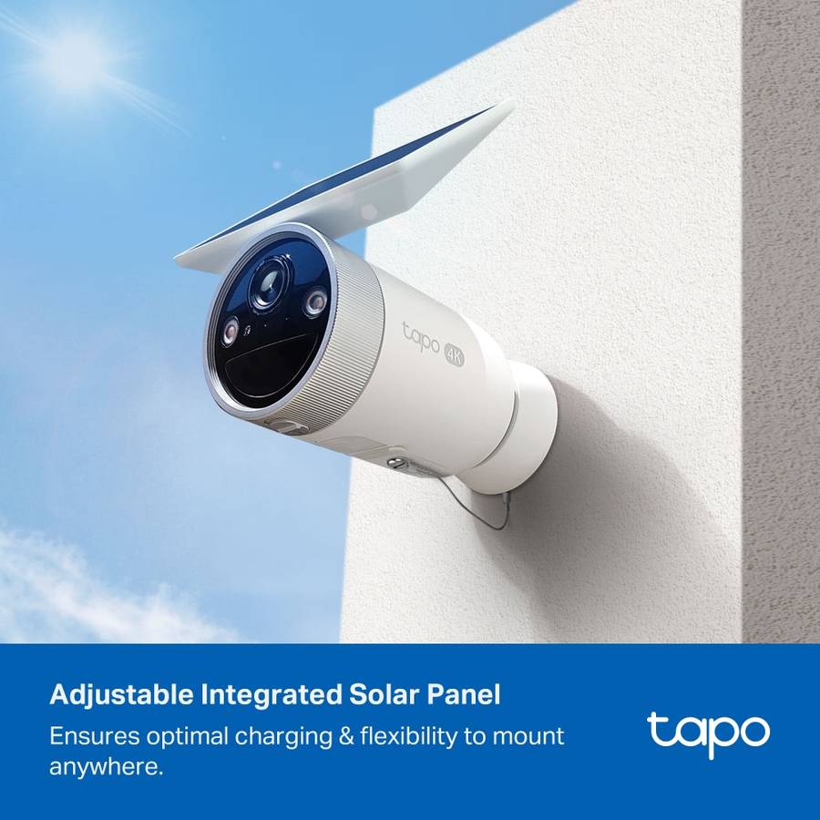 TP-Link TAPO - Tp-Link - TAPO - C465 4K 8MP Battery-Powered Security Camera With Built-In Solar P...
