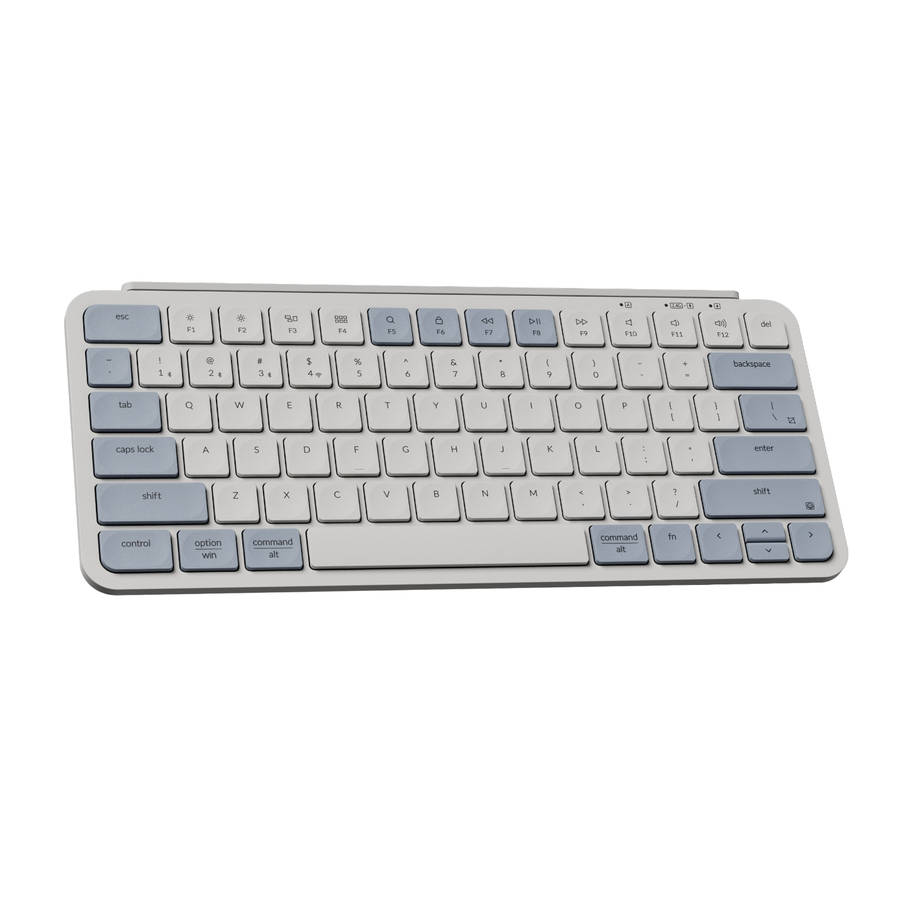 Keychron - B11 Pro Ultra-Slim 75% Wireless Keyboard - Retro blue - Keychron - B11 Pro Ultra-Slim ...