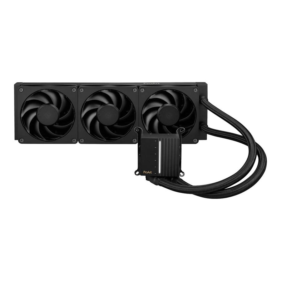 ASRock - Asus - ASRock - PRO 360 ARGB All-in-one Liquid CPU Cooler - Black - ASRock - Asus - ASRo...