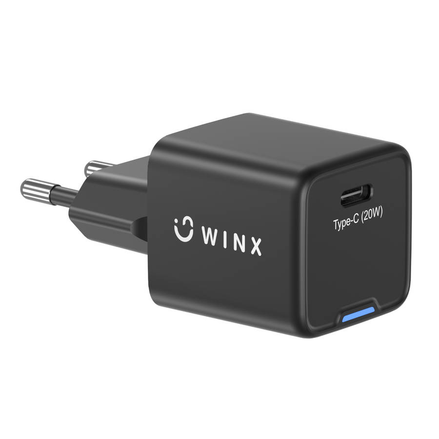 WINX - Power Essential Type-C 20W GaN Wall Charger - WINX - Power Essential Type-C 20W GaN Wall C...