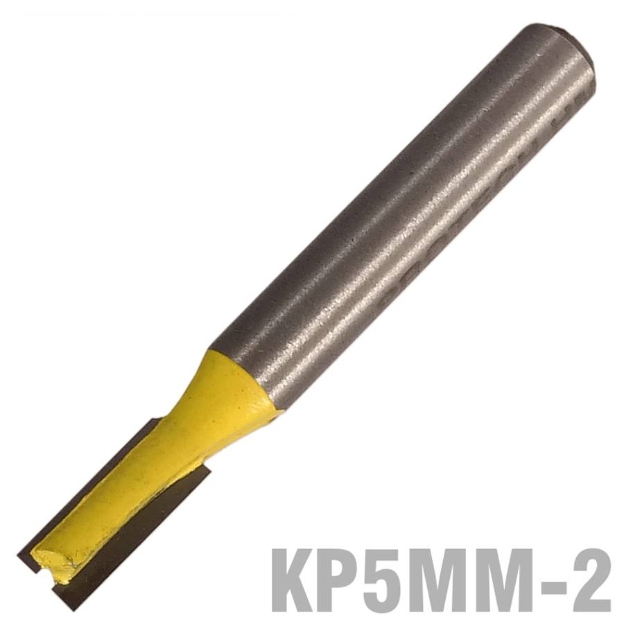 Pro-Tech - Straight Bit 5mm X 12mm Two Flute Metric 1/4' Shank - Pro-Tech - Straight Bit 5mm X 12...