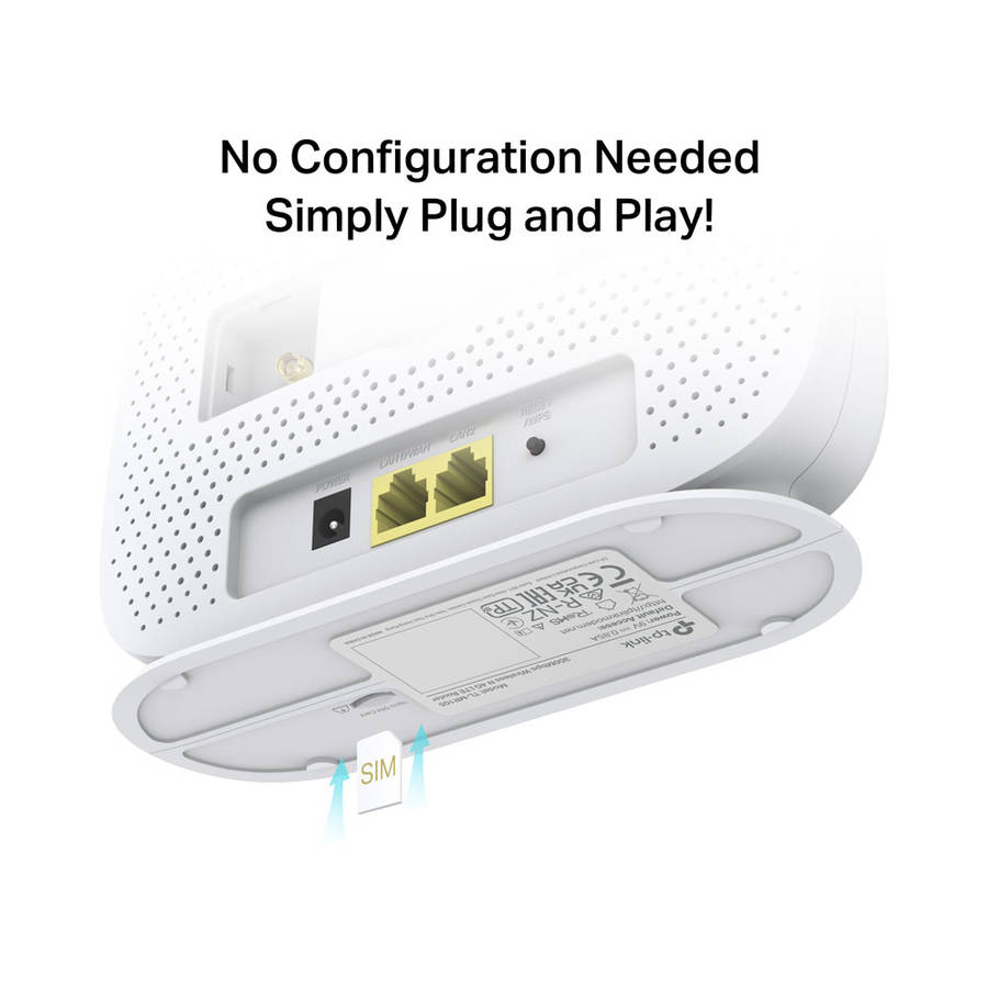 Tp-Link - 300Mbps TL-MR105 Wireless N 4G LTE Router support SIM card - Tp-Link - 300Mbps TL-MR105...