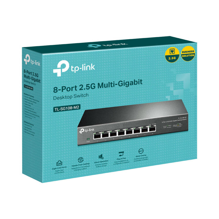 Tp-Link - 8-Port 2.5G Desktop Switch - Tp-Link - 8-Port 2.5G Desktop Switch