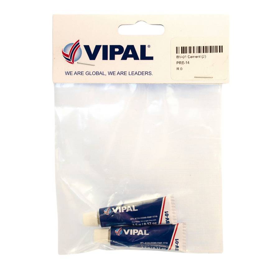 VIPAL - Vulcanizing Cement Bv-01 3.5G X 2 Pre Pack - VIPAL - Vulcanizing Cement Bv-01 3.5G X 2 Pr...