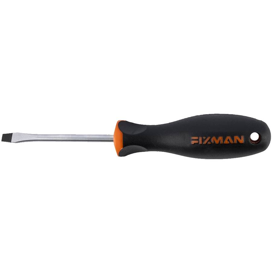 FIXMAN - S/Driver Slotted 5.5X1X75mm Crv With Ergonomic Handle - FIXMAN - S/Driver Slotted 5.5X1X...