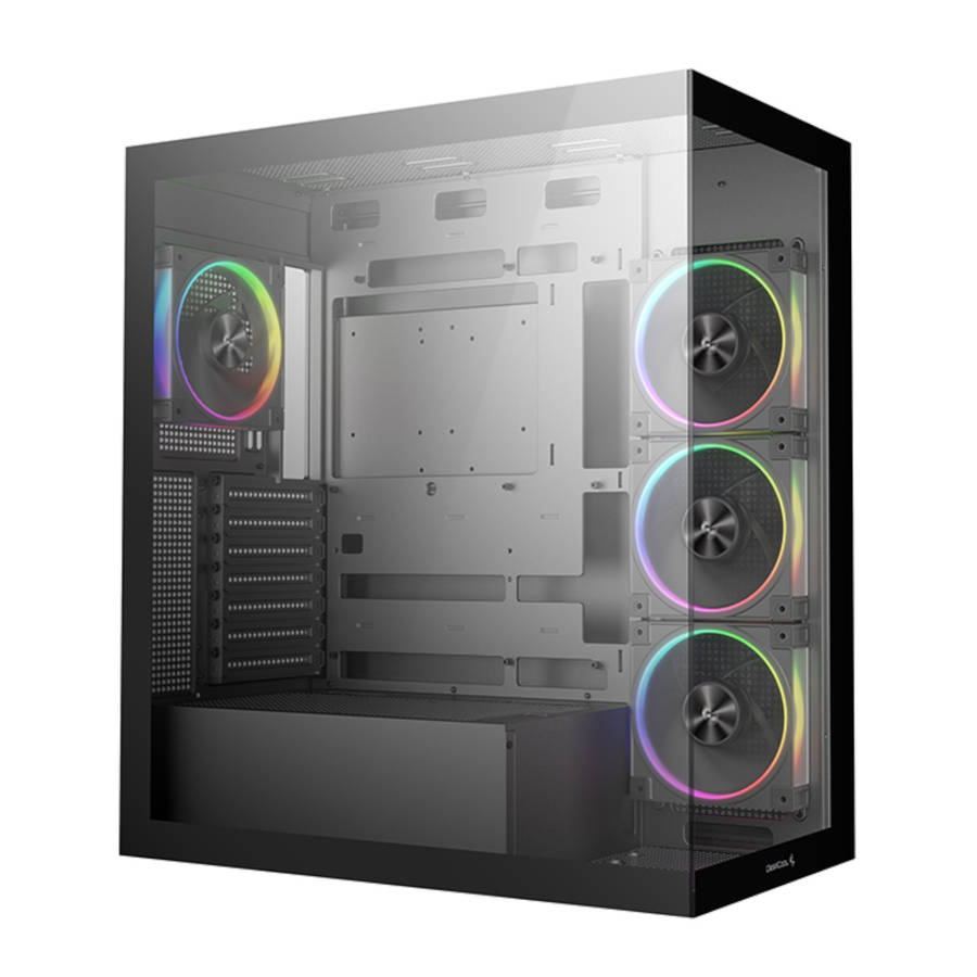 DEEPCOOL - CG580 4F V2 ARGB ATX Gaming Chassis - Black - DEEPCOOL - CG580 4F V2 ARGB ATX Gaming C...