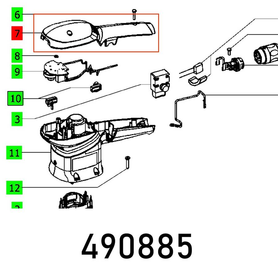 Festool - Housing Cover Es 150-5 E - Festool - Housing Cover Es 150-5 E