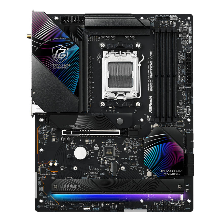 ASRock - B850 Riptide WiFi Am5 Atx 4X DDR5 - ASRock - B850 Riptide WiFi Am5 Atx 4X DDR5