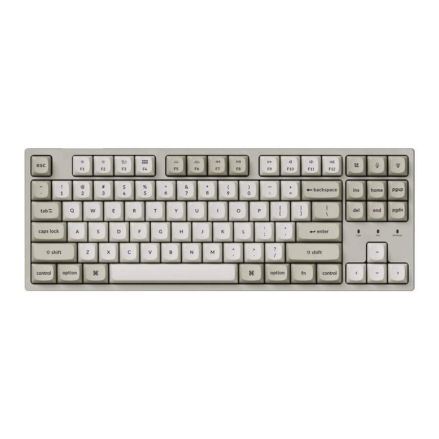 Keychron - C1 Pro 8K 80% Super Red Hot-swappable RGB Wired Mechanical Keyboard - Keychron - C1 Pr...