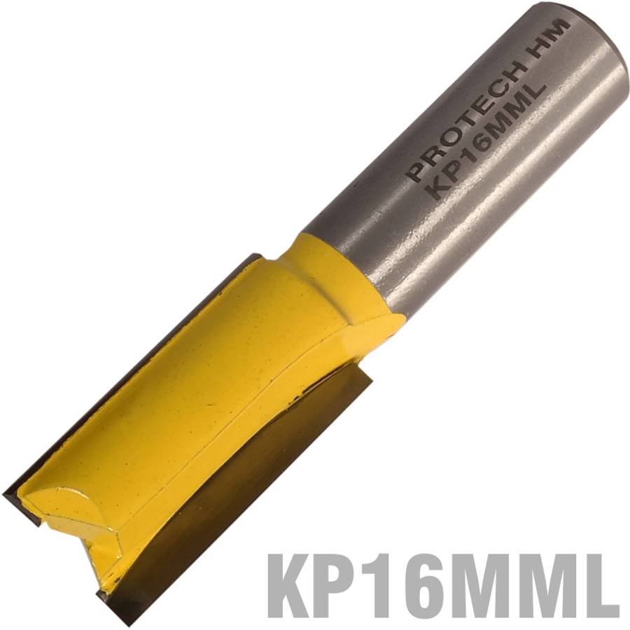 Pro-Tech - Straight Bit 16mm X 31mm Cut 2 Flute Metric 1/2' Shank - Pro-Tech - Straight Bit 16mm ...