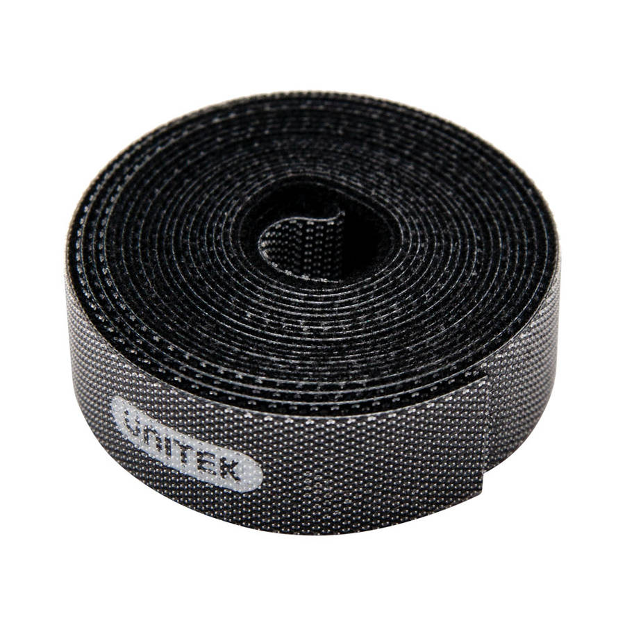 Unitek - 5M Hook&Loop 15mm - Black (Ot142Bk) - Unitek - 5M Hook&Loop 15mm - Black (Ot142Bk)