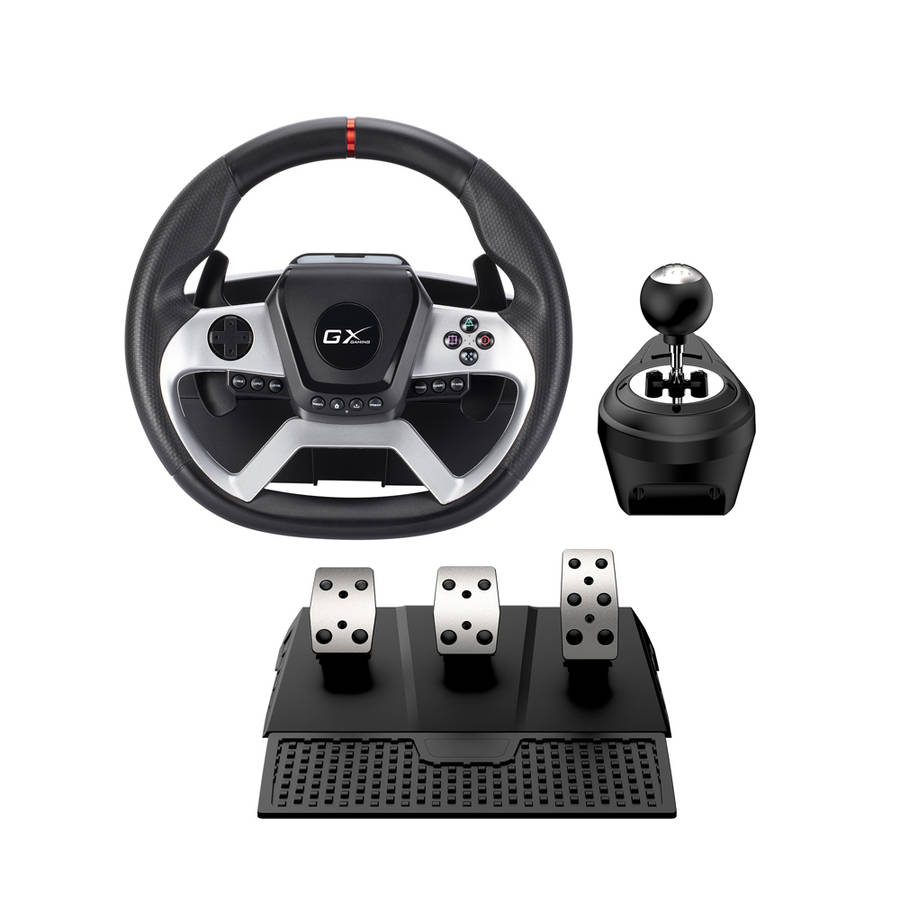 Genius - Force Feedback Racing Wheel6+Rshifter - Genius - Force Feedback Racing Wheel6+Rshifter