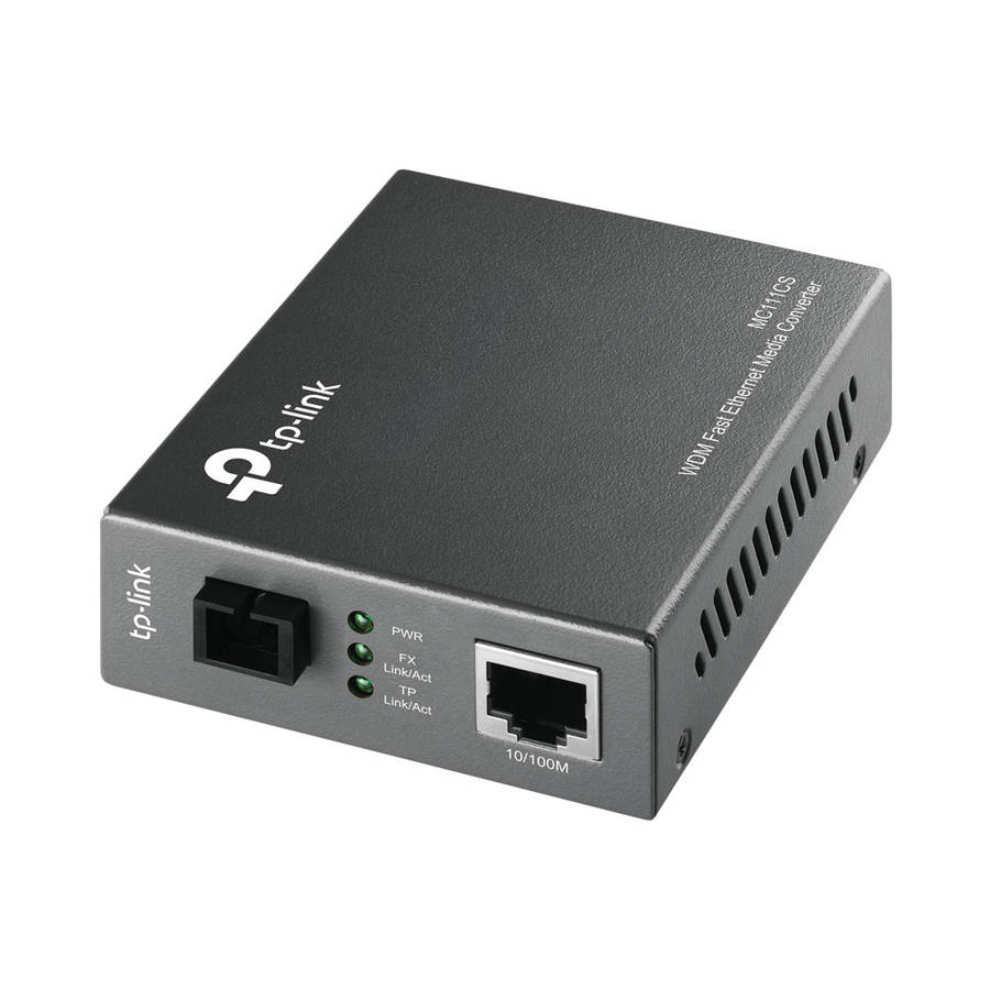 Tp-Link - MC111CS Omada 10/100Mbps WDM Media Converter - Tp-Link - MC111CS Omada 10/100Mbps WDM M...