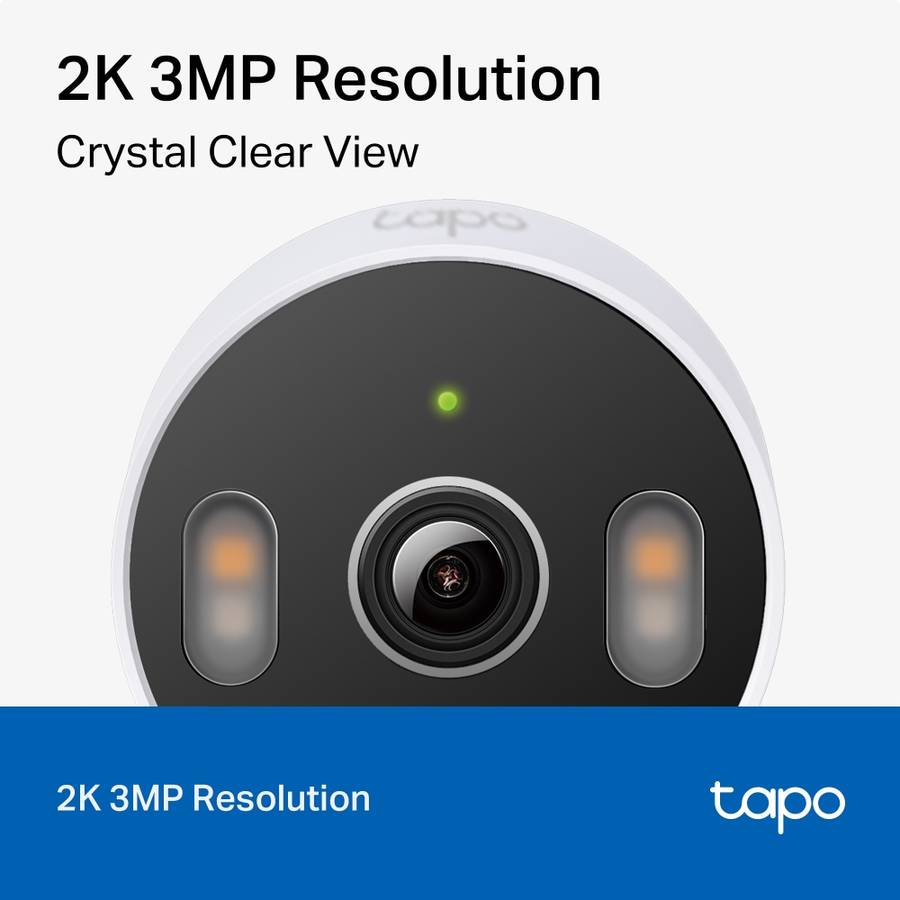 Tp-Link - Tapo 2K 3MP In Out WiFi - Tp-Link - Tapo 2K 3MP In Out WiFi