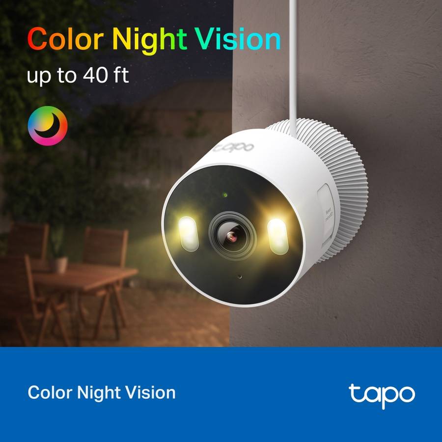 Tp-Link - Tapo 2K 3MP In Out WiFi - Tp-Link - Tapo 2K 3MP In Out WiFi