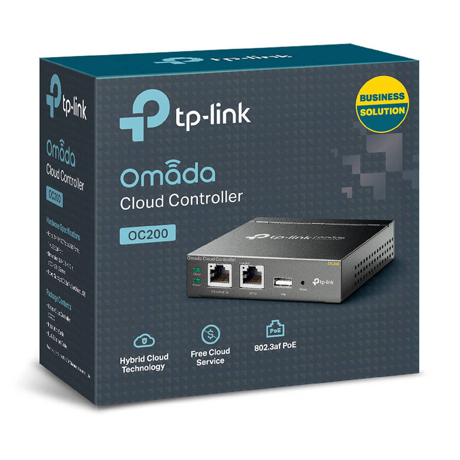 Tp-Link - OC200 Omada Cloud Controller with PoE, Wi-Fi & Secure Guest Network - Tp-Link - OC200 O...