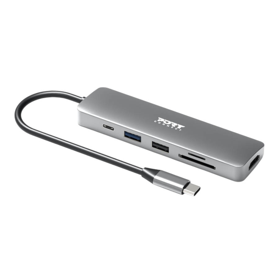 Port - Connect - 5-in-1 USB Type-C 4K Docking Station - Port - Connect - 5-in-1 USB Type-C 4K Doc...