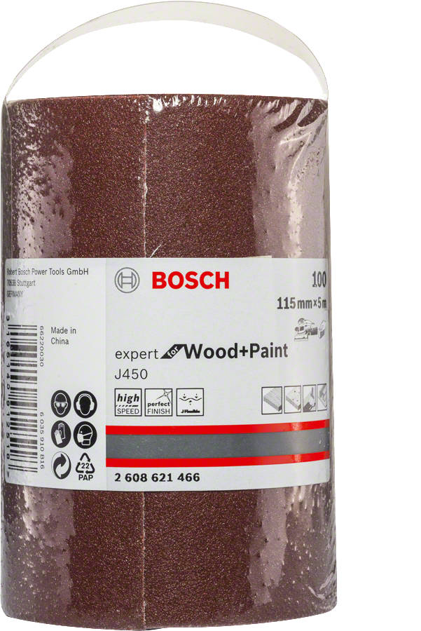 Bosch - GSS 140 J450 Sanding roll 5m cloth backing Grit 120 - Bosch - GSS 140 J450 Sanding roll 5...