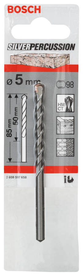 Bosch - CYL-3 Concrete Drill Bit 5 x 50 x 85 mm, d 4,5 mm - Bosch - CYL-3 Concrete Drill Bit 5 x ...