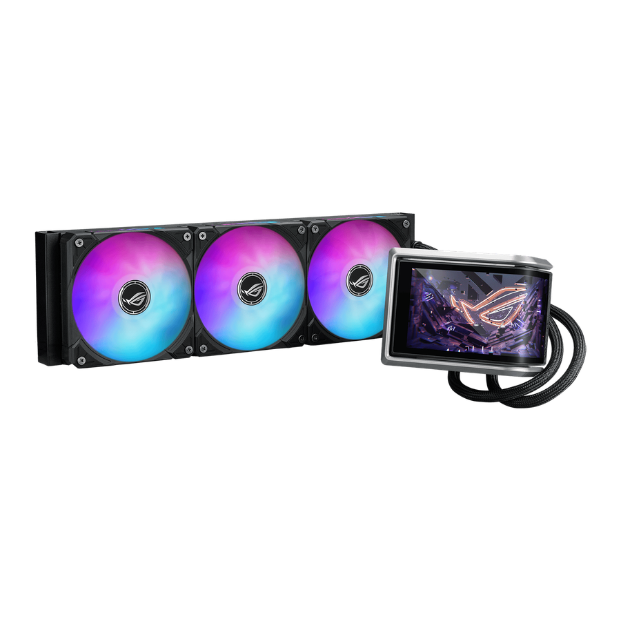 Asus - ROG Ryuo IV 360 ARGB Liquid CPU Cooler - Asus - ROG Ryuo IV 360 ARGB Liquid CPU Cooler