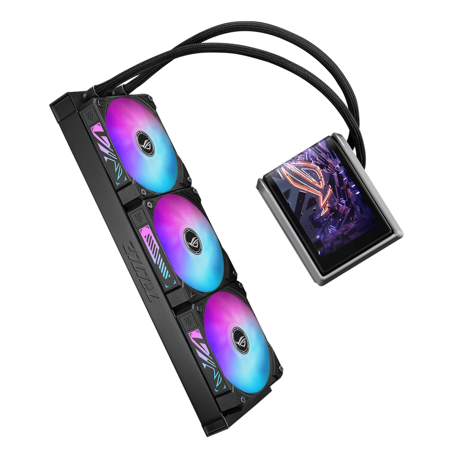 Asus - ROG Ryuo IV 360 ARGB Liquid CPU Cooler - Asus - ROG Ryuo IV 360 ARGB Liquid CPU Cooler