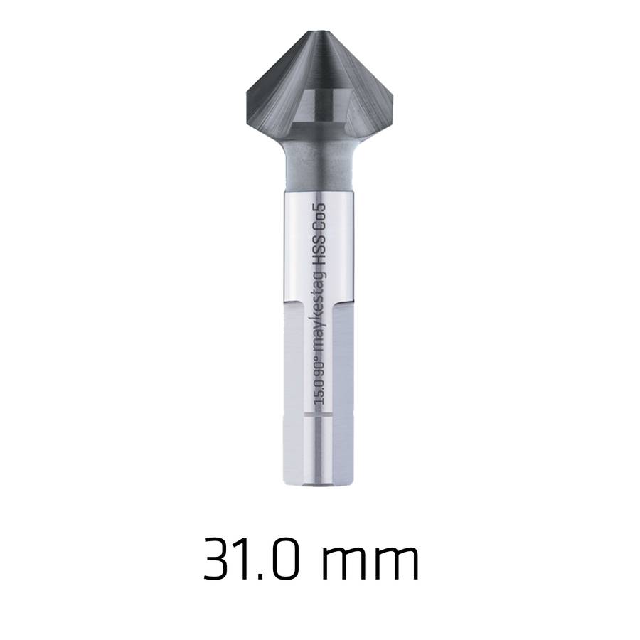 Alpen - Hss-Eco5 Countersink 90 31.0 Din 335 Shapec 3-Surface Shank Alunit Co - Alpen - Hss-Eco5 ...