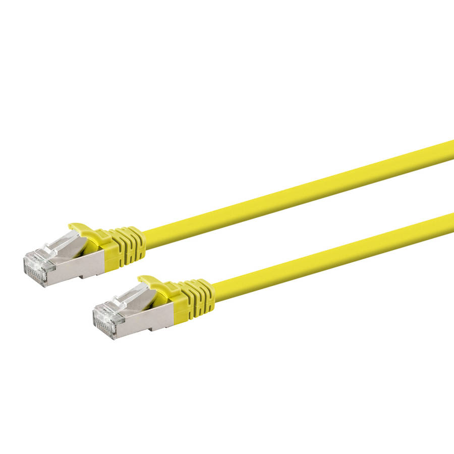 LinkQnet - 5M Cat6A Shielded Lszh Network Cable - Yellow - LinkQnet - 5M Cat6A Shielded Lszh Netw...