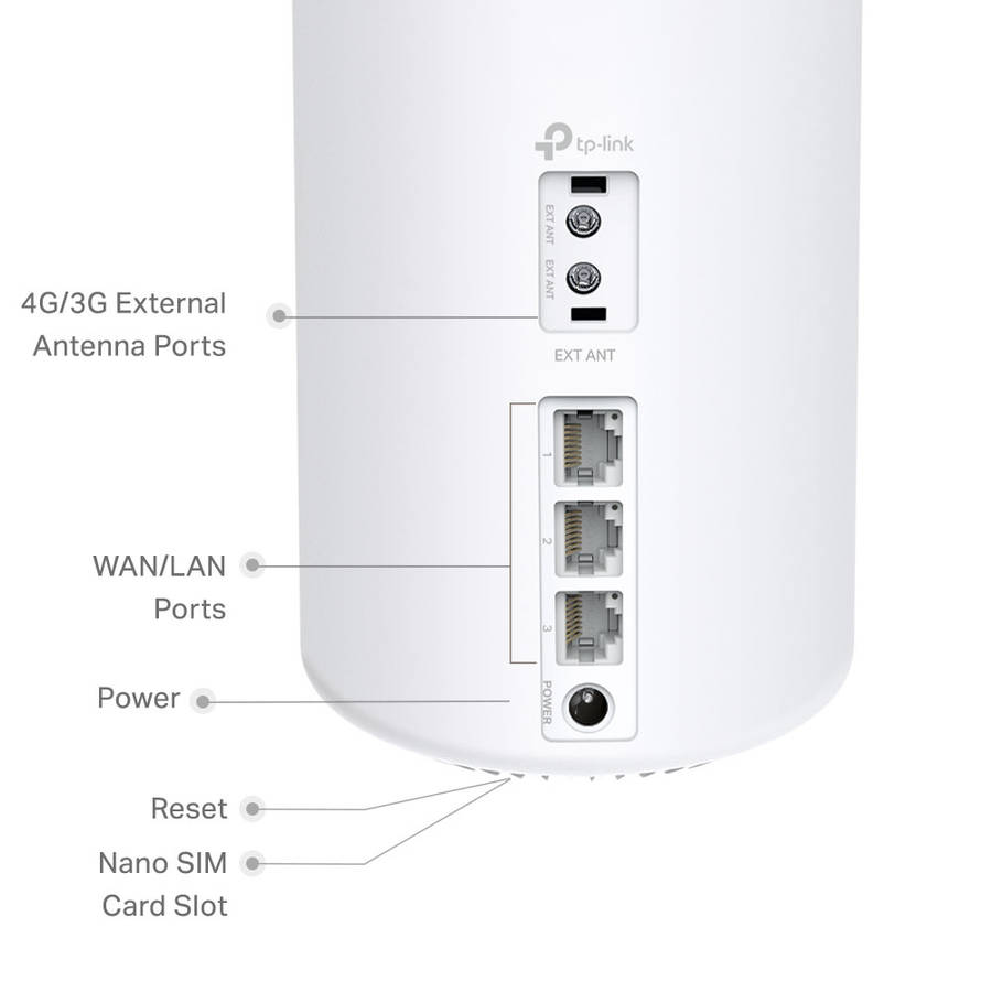 Tp-Link - Deco 4G+ Ax1500 Whole Home Mesh WiFi6 Gate - Tp-Link - Deco 4G+ Ax1500 Whole Home Mesh ...