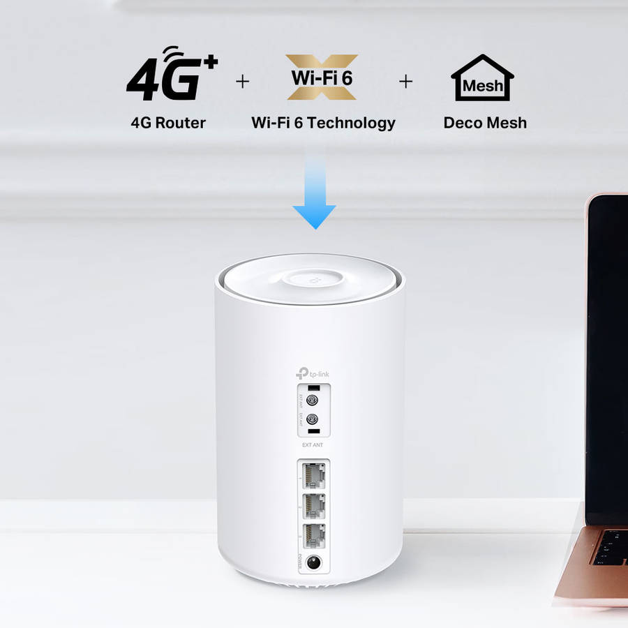 Tp-Link - Deco 4G+ Ax1500 Whole Home Mesh WiFi6 Gate - Tp-Link - Deco 4G+ Ax1500 Whole Home Mesh ...