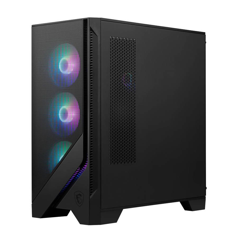 MSI - MAG Forge 320R Airflow ATX Gaming Chassis - MSI - MAG Forge 320R Airflow ATX Gaming Chassis