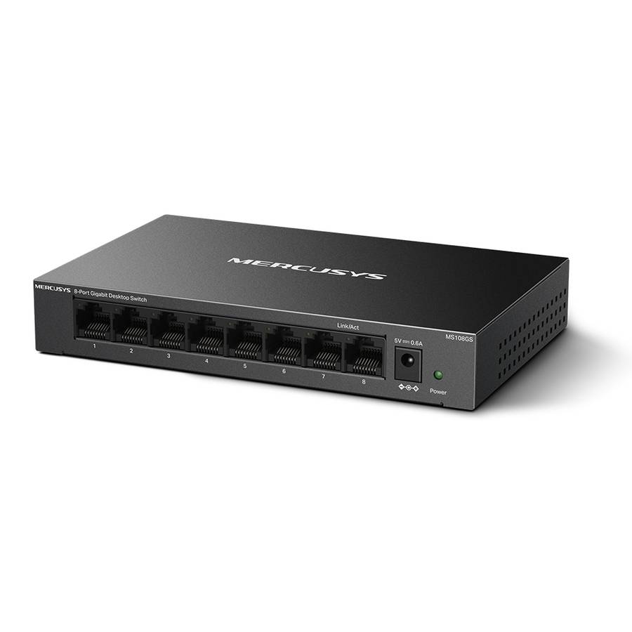 Mercusys - 8Port Gigabit Desktop Switch - Mercusys - 8Port Gigabit Desktop Switch