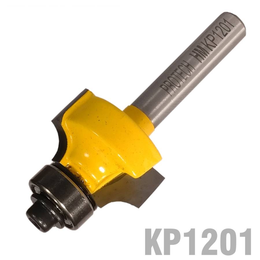 Pro-Tech - Corner Rounding 7/8' X 3/8' (3/16' Radius) 1/4' Shank - Pro-Tech - Corner Rounding 7/8...