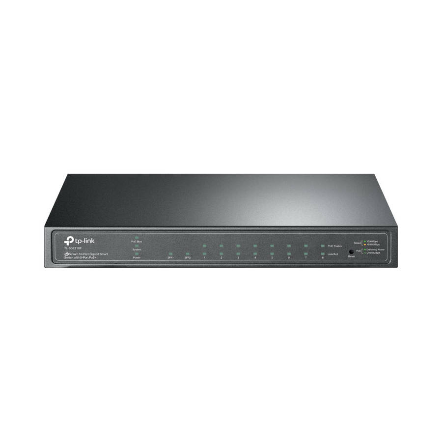 Tp-Link - 8-Port PoE Vlan Qos Desktop Switch - Tp-Link - 8-Port PoE Vlan Qos Desktop Switch