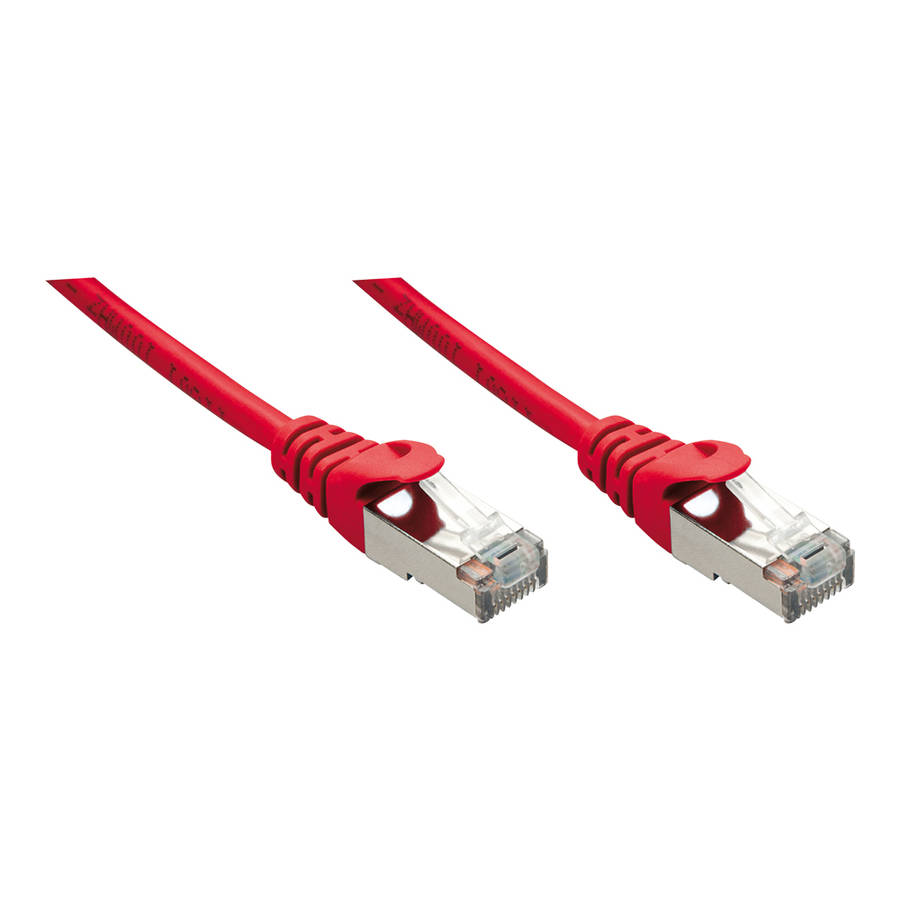 Lindy - 0.5m CAT5e F/UTP Network Cable - Red - Lindy - 0.5m CAT5e F/UTP Network Cable - Red